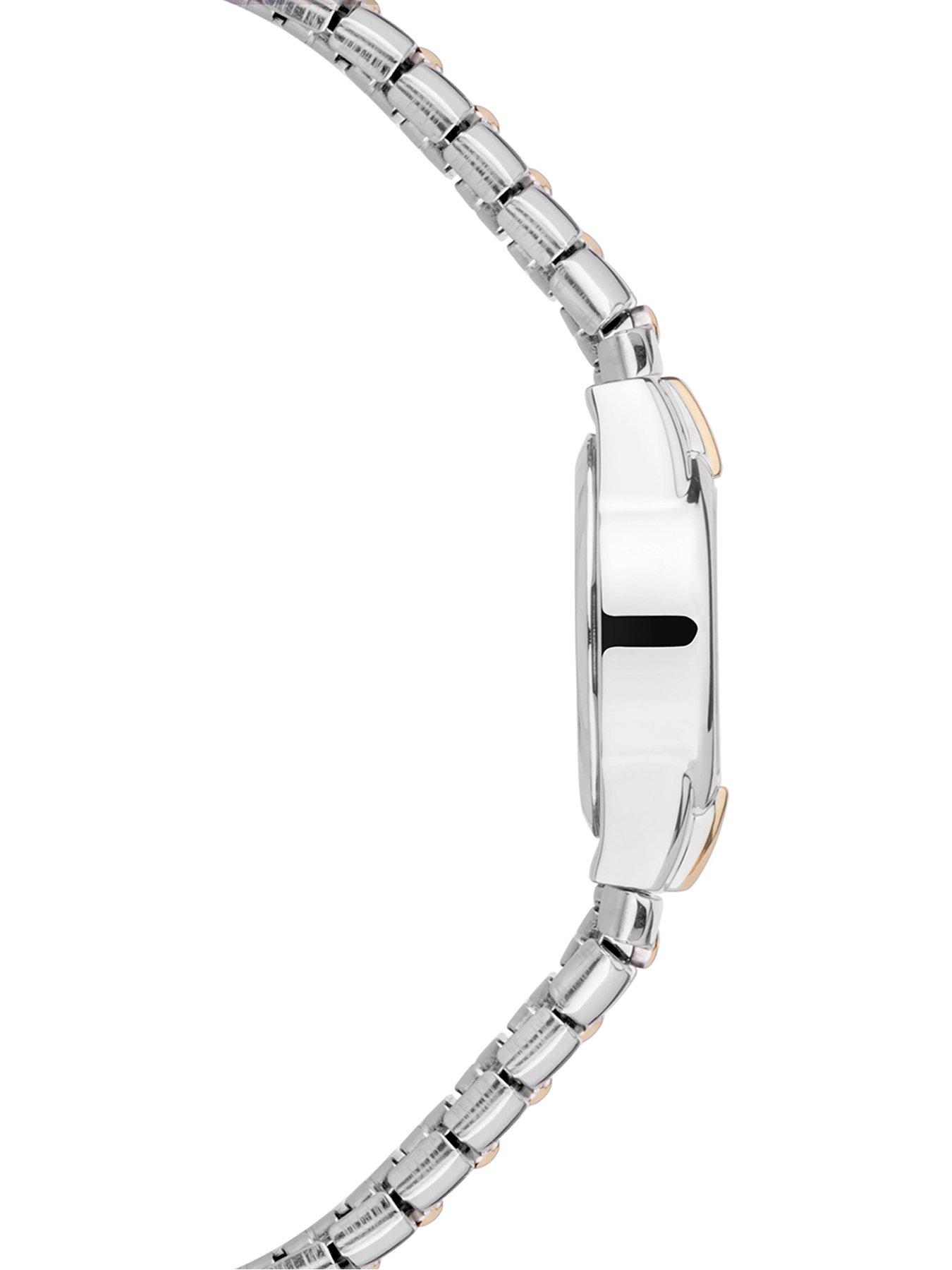 Image 5 of 6 of Sekonda Ladies Easy Reader Two Tone Stainless Steel Bracelet with White Dial Watch