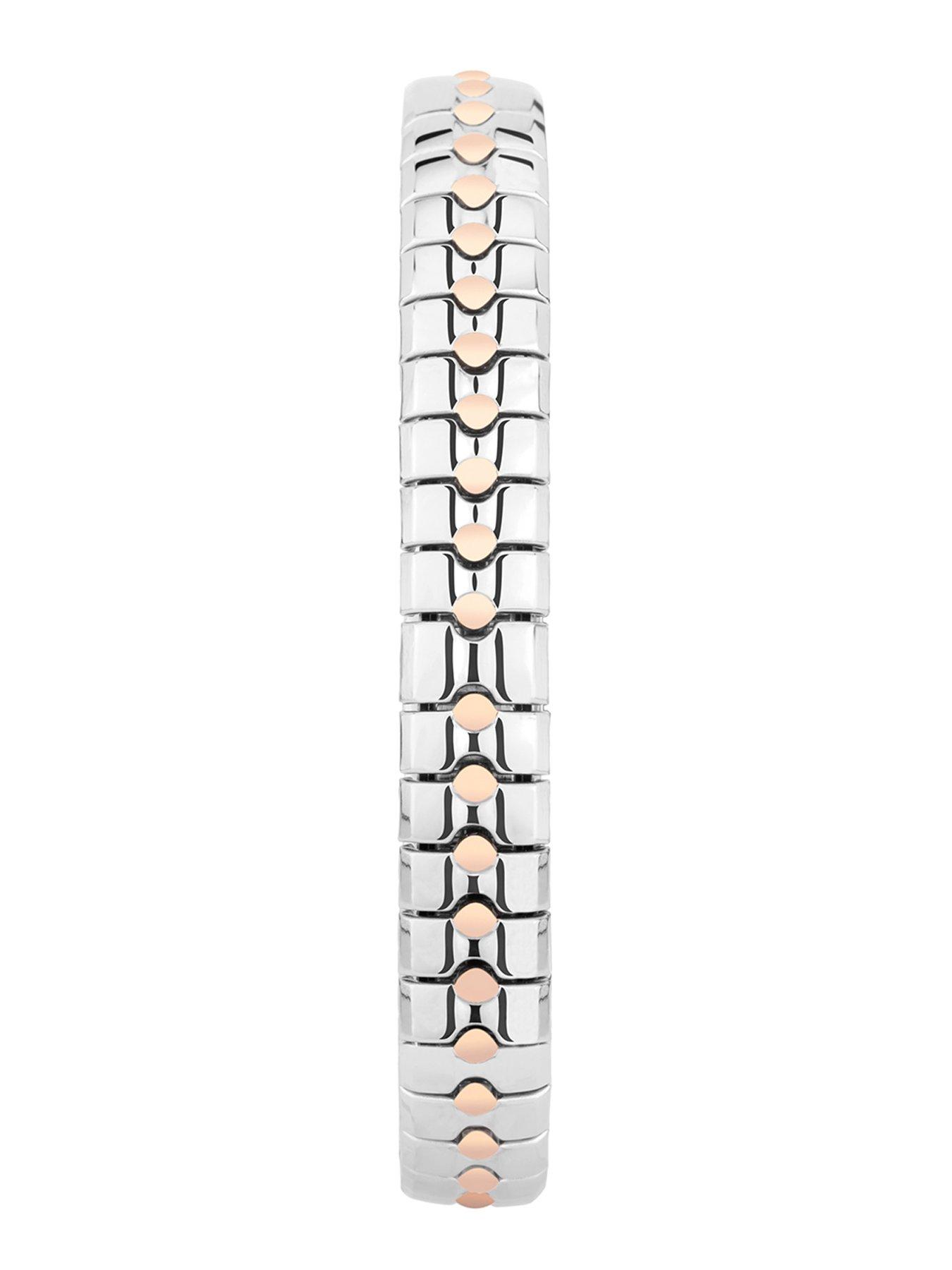 Image 6 of 6 of Sekonda Ladies Easy Reader Two Tone Stainless Steel Bracelet with White Dial Watch