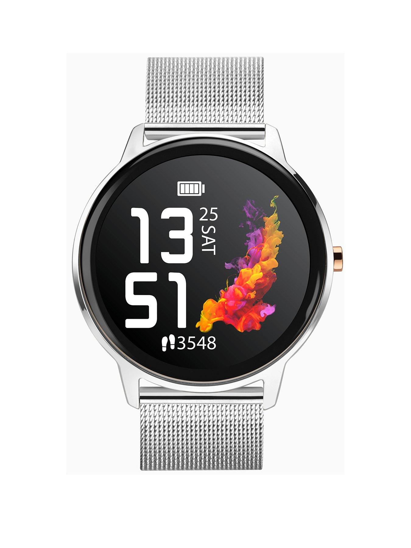 undefined Flex Men's Smartwatch - Stainless Steel/Mesh