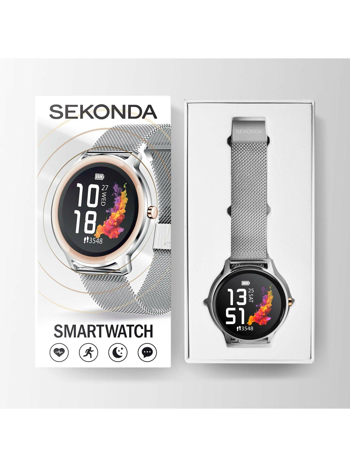 Image 4 of 8 of Sekonda Flex Men's&nbsp;Smartwatch - Stainless Steel/Mesh