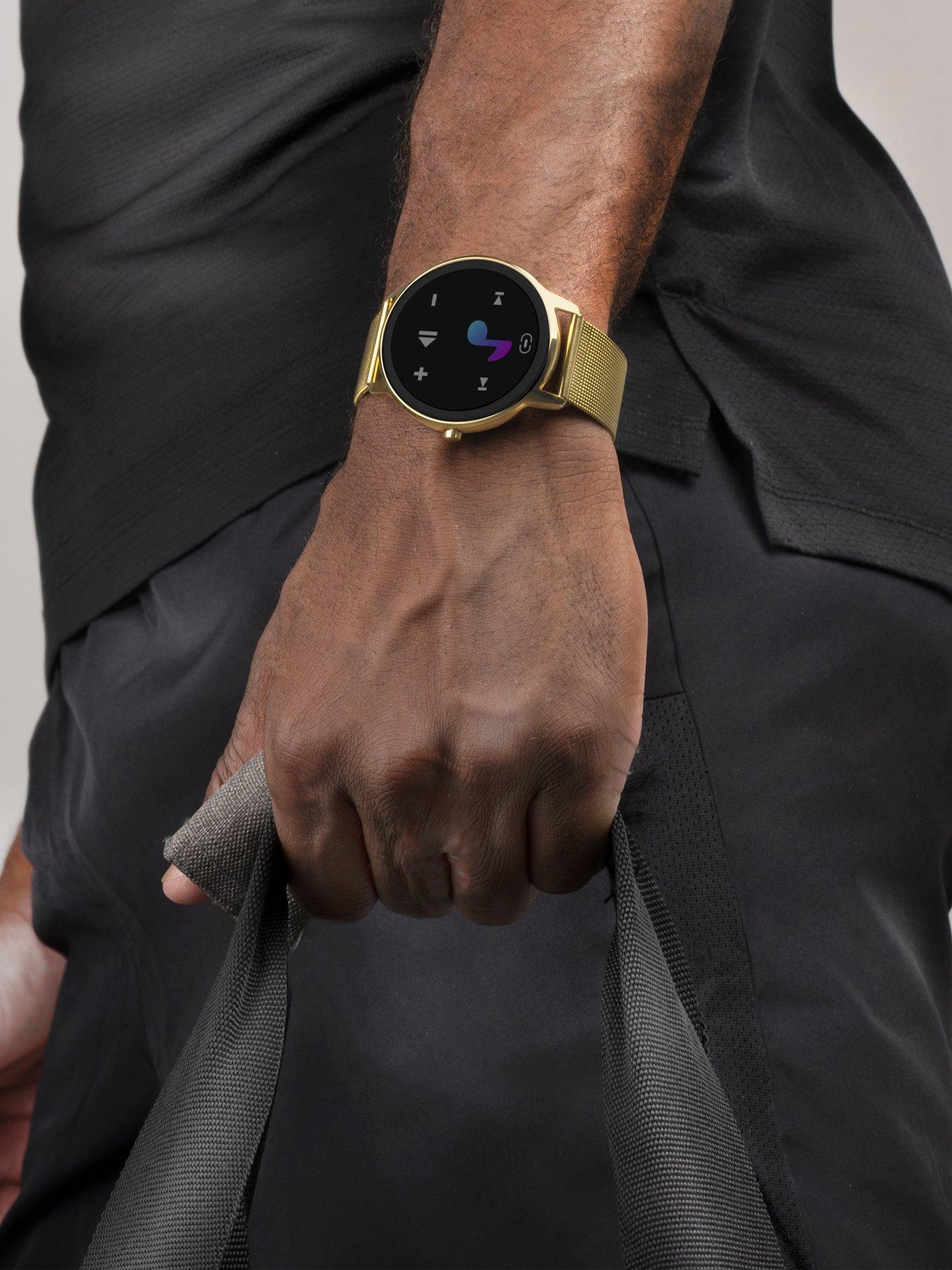 Gold cheap mens smartwatch