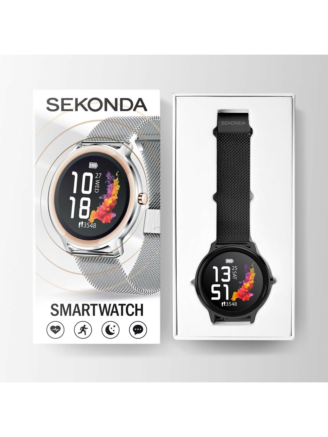 Image 4 of 8 of Sekonda Flex Men's Smartwatch - Black Stainless Steel