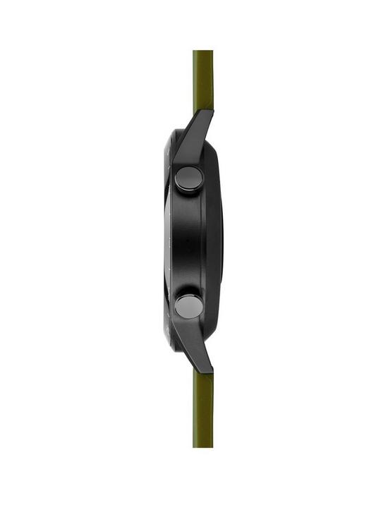 stillFront image of sekonda-active-mens-silicone-strap-smartwatch-greenblack