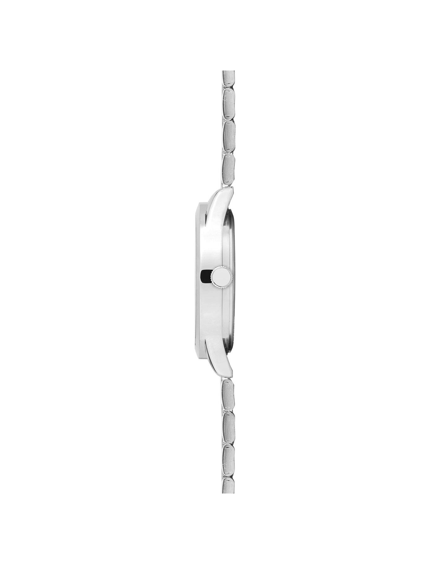 Image 4 of 6 of Sekonda Men's Silver Stainless Steel Bracelet with Blue Dial Watch