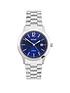  image of sekonda-mens-silver-stainless-steel-bracelet-with-blue-dial-watch