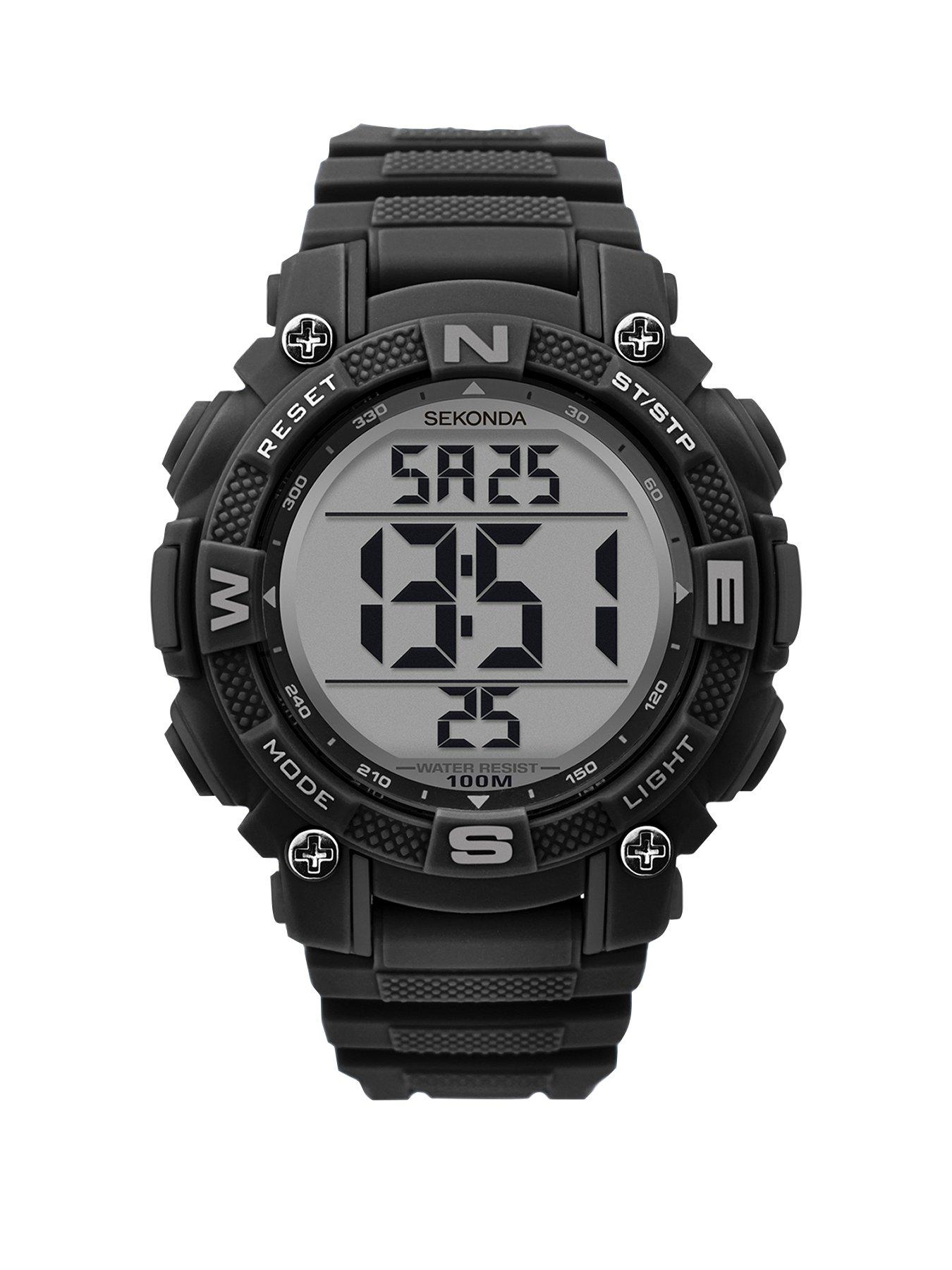 Mens digital watch clearance sale