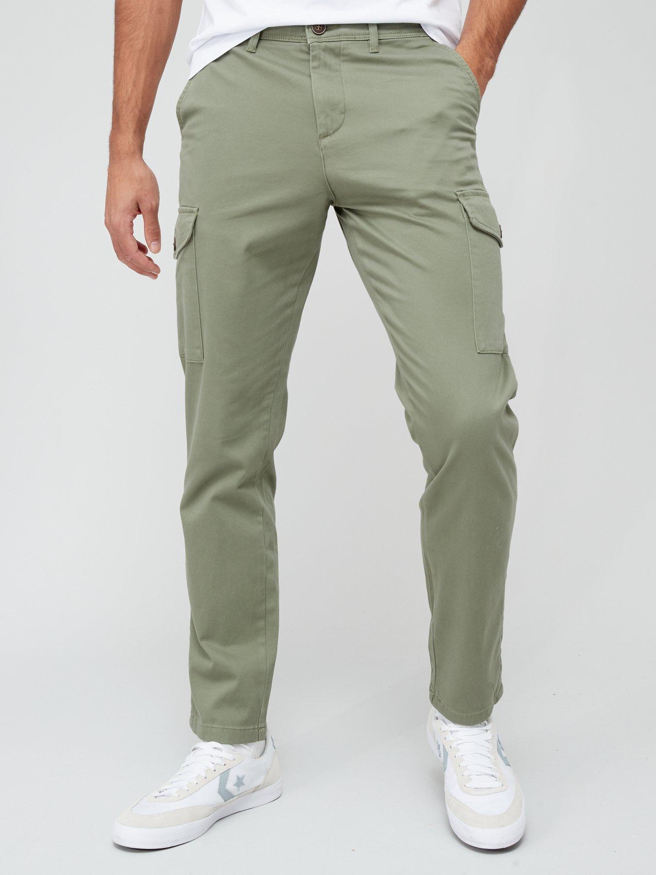 Cargo on sale trousers green