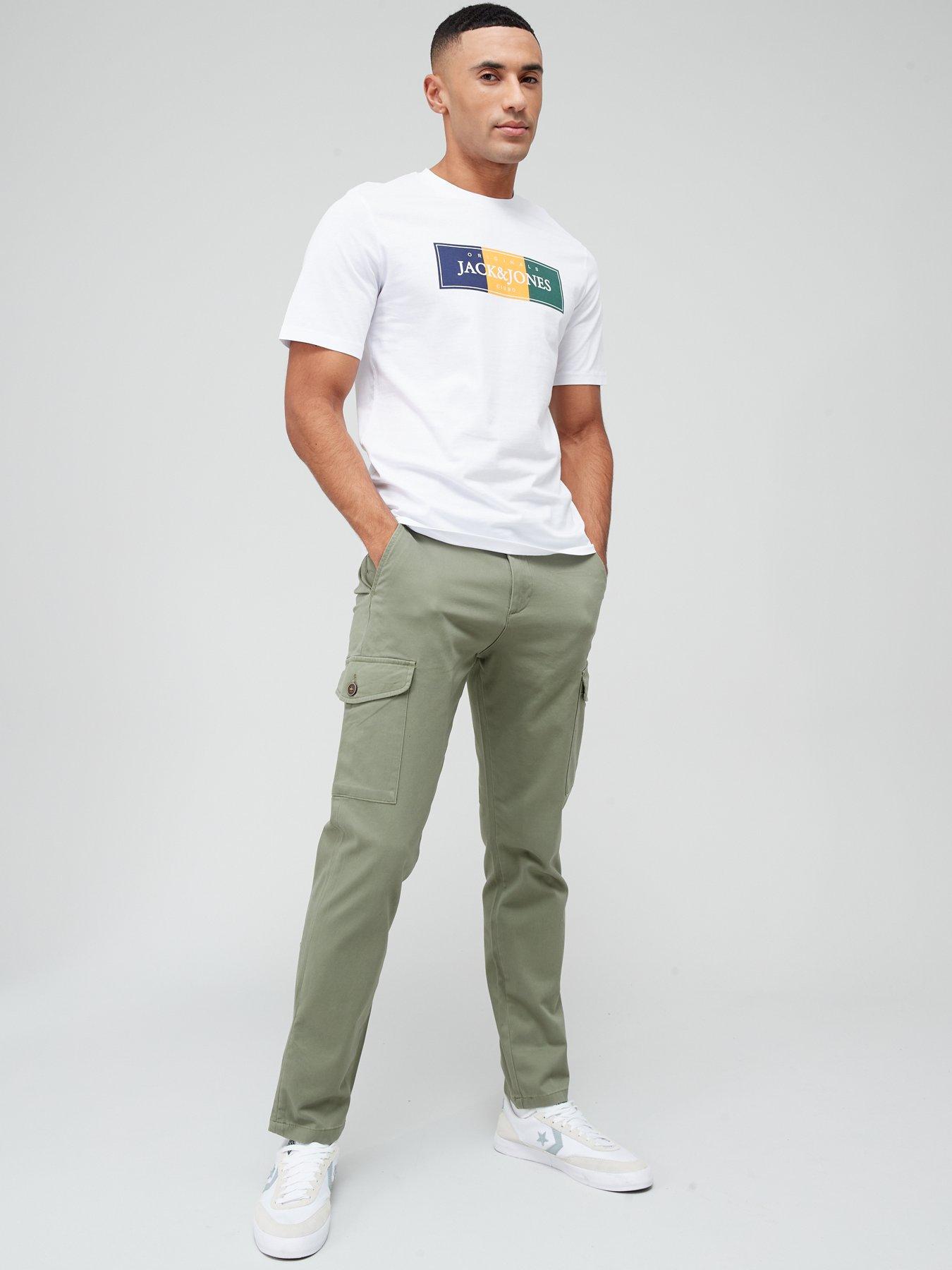 Jack & Jones Bowie Cargo Trousers - Green