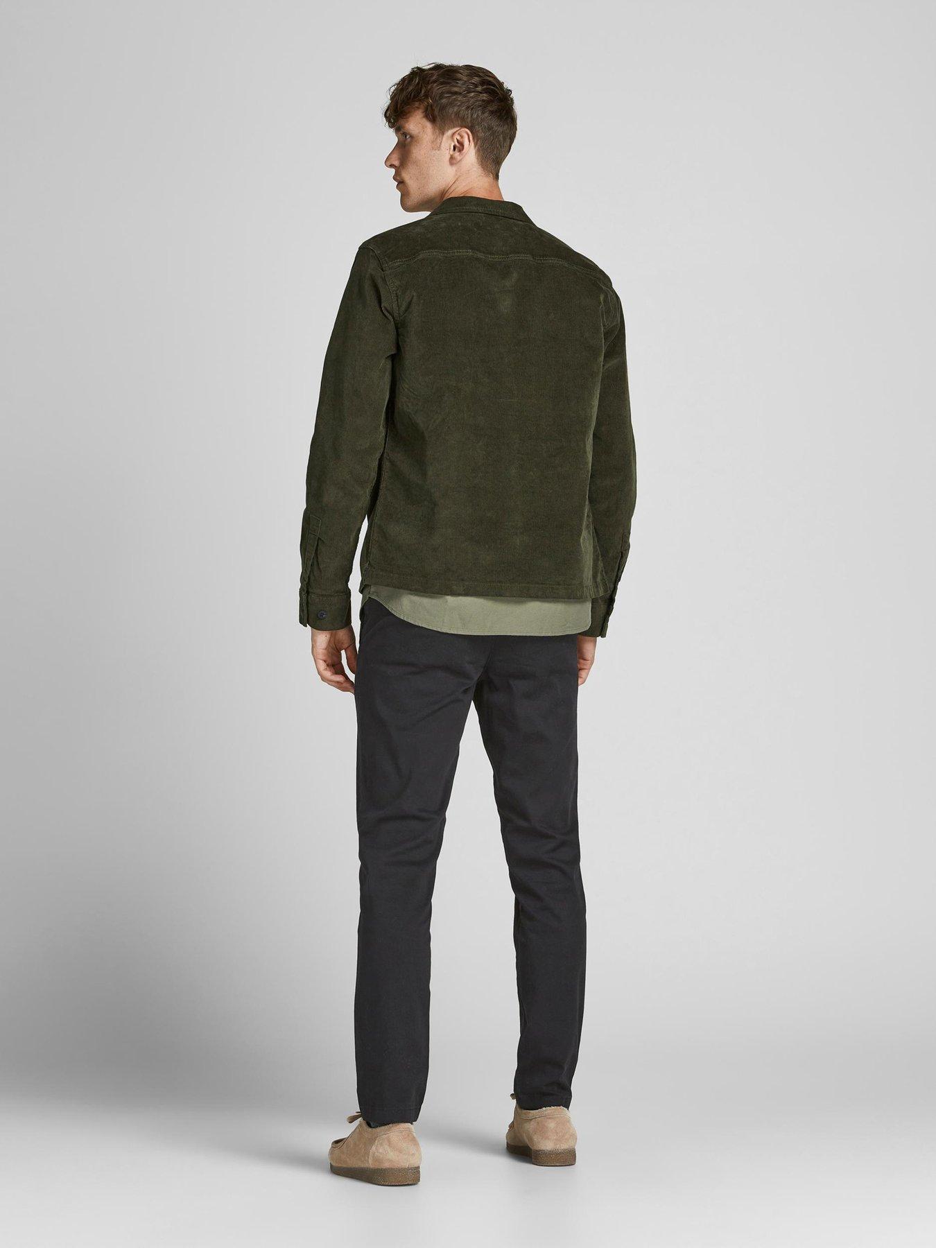 Image 2 of 4 of Jack & Jones Marco Slim Fit Chino Trousers - Black