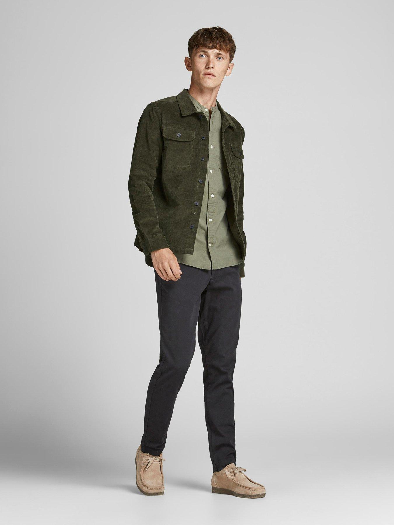 Image 3 of 4 of Jack & Jones Marco Slim Fit Chino Trousers - Black