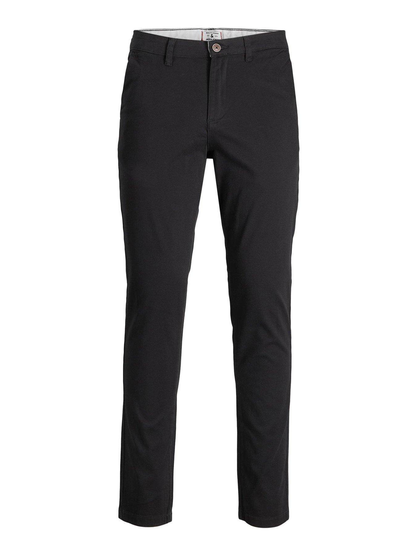 Image 4 of 4 of Jack & Jones Marco Slim Fit Chino Trousers - Black