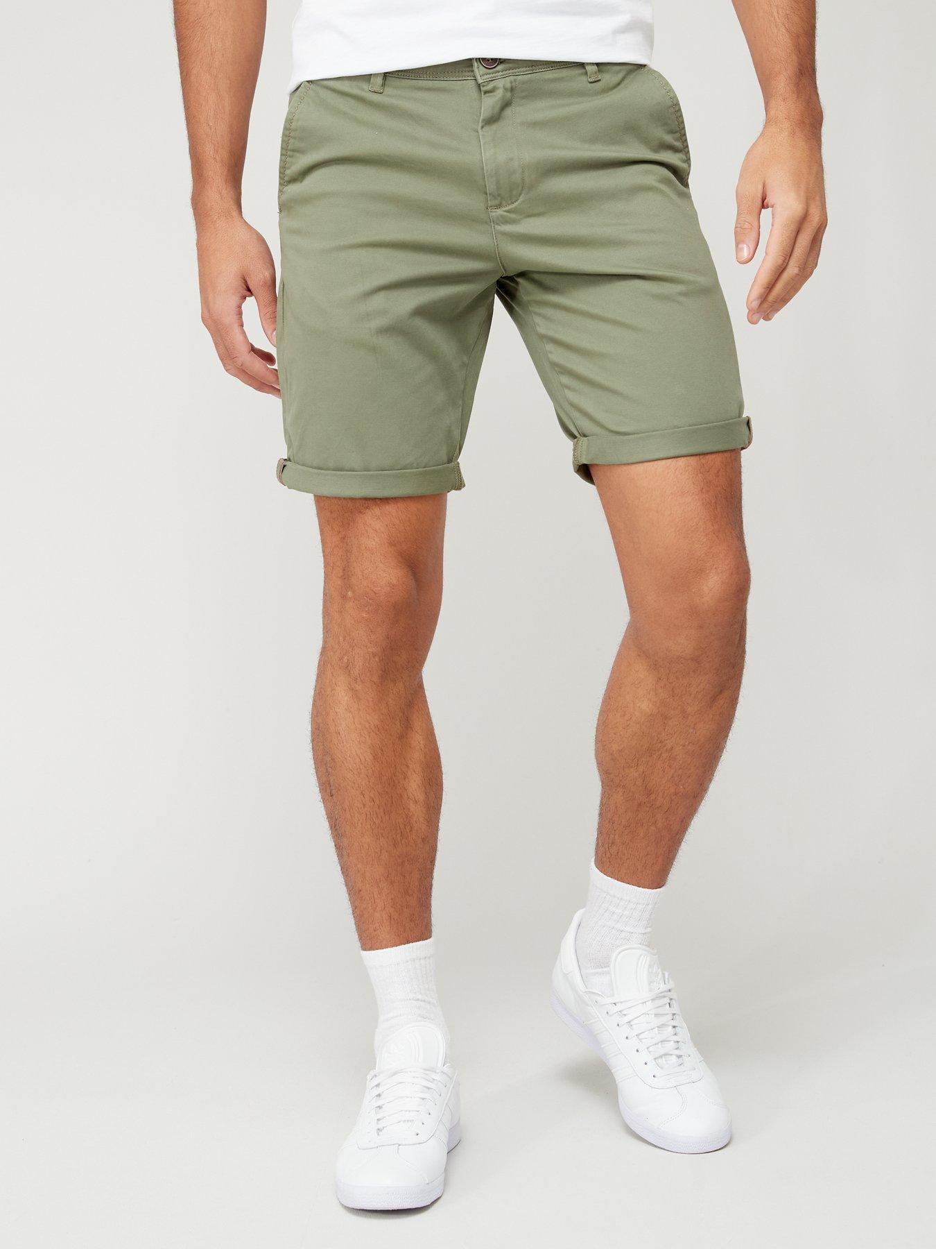 Slim Fit Chino Shorts Khaki