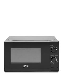 Black & Decker 20 Litre Manual Microwave With 800W Power Output And 35 Minutes Timer, Black, Bxmz24039Gb