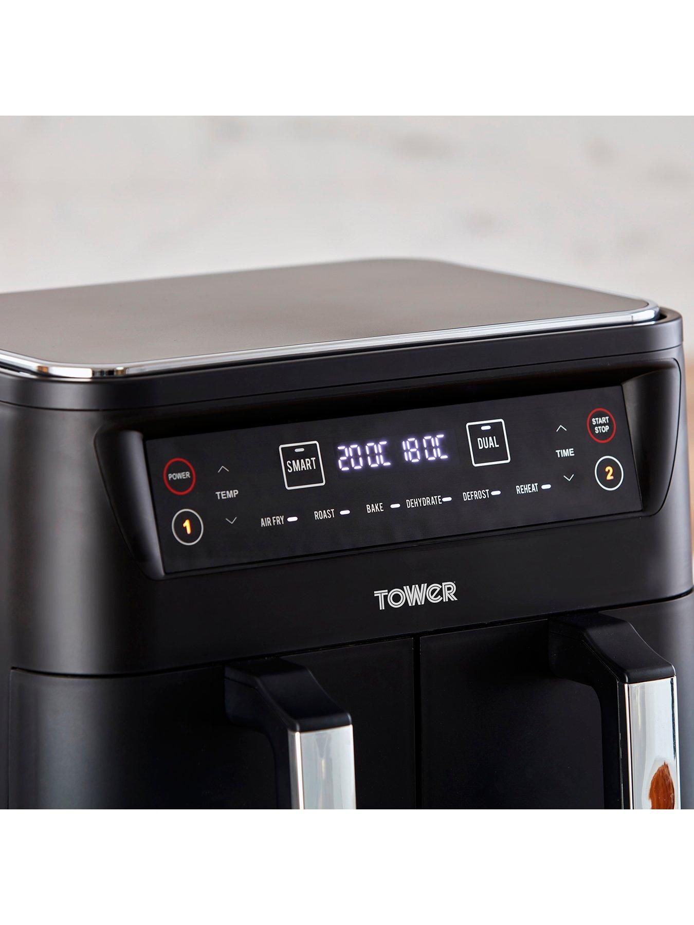 Image 3 of 5 of Tower Vortx Dual Basket Air Fryer 8L&nbsp;-&nbsp;Black