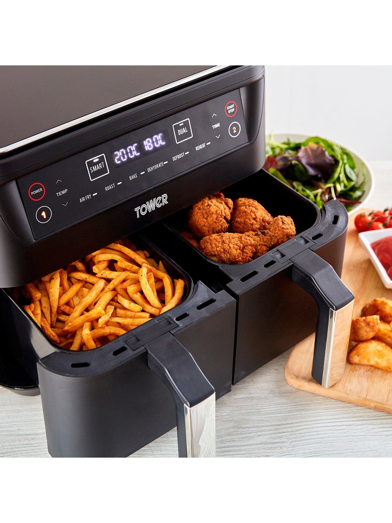 Image 4 of 5 of Tower Vortx Dual Basket Air Fryer 8L&nbsp;-&nbsp;Black