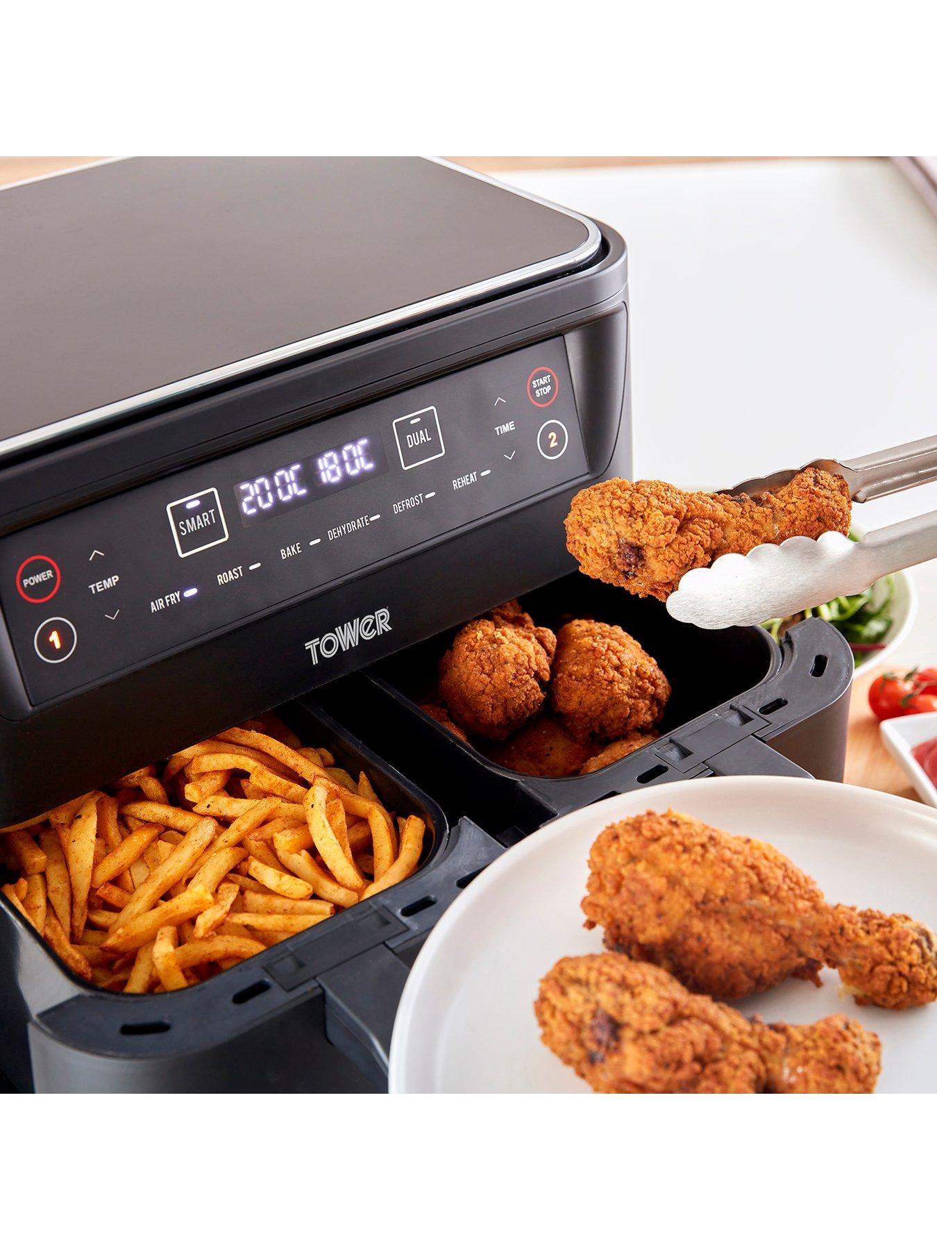Image 5 of 5 of Tower Vortx Dual Basket Air Fryer 8L&nbsp;-&nbsp;Black