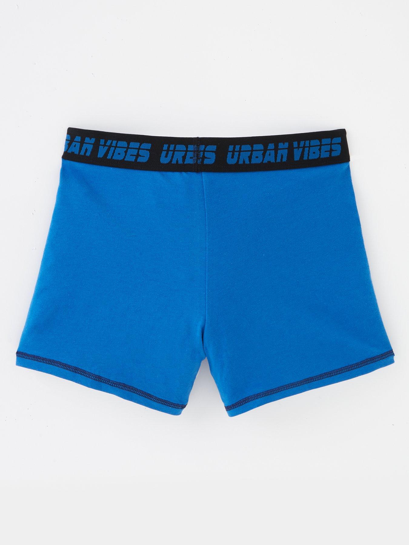 Image 3 of 5 of The Very Collection Boys Blue Essential Blue Boxers