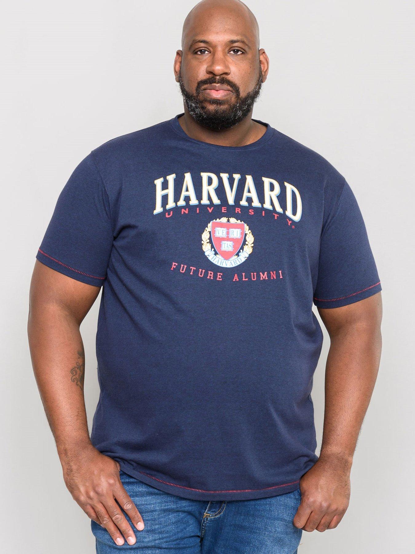 D555 Stapleford Official Harvard Print Crew Neck T-shirt