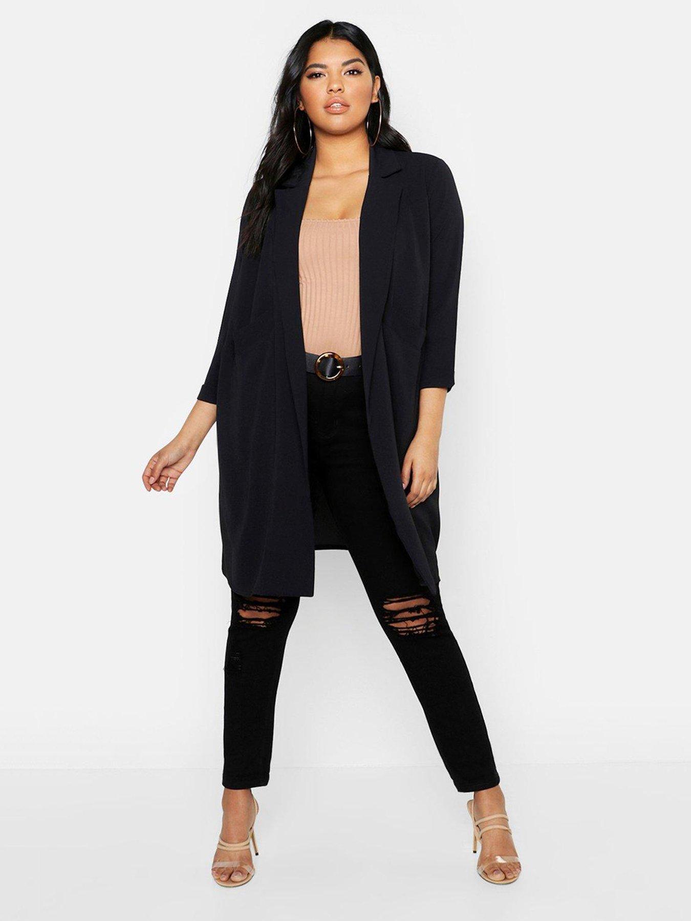 duster black cardigan