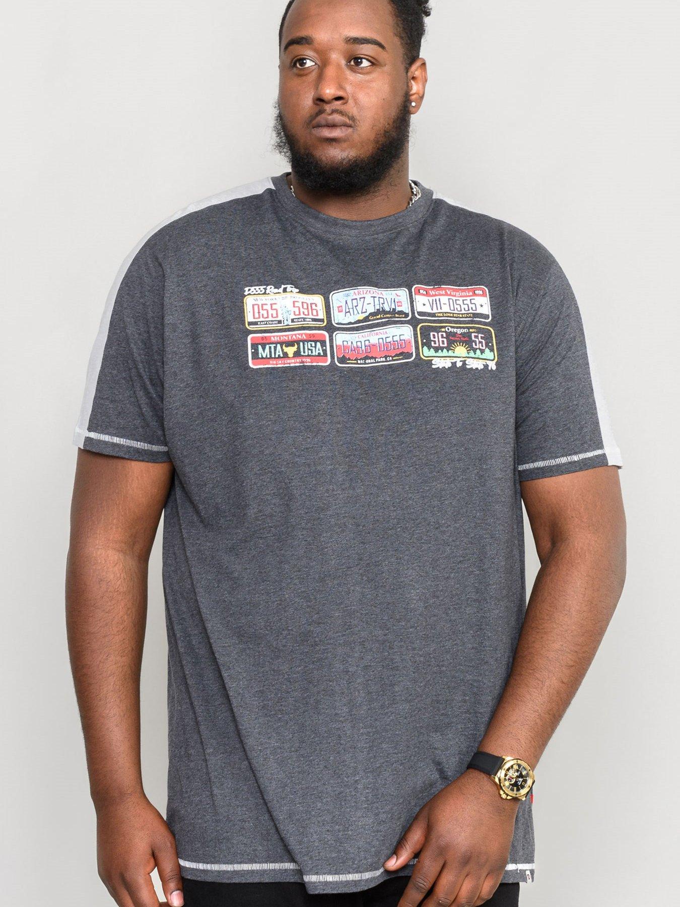 D555 Soho American Number Plate Print T-shirt