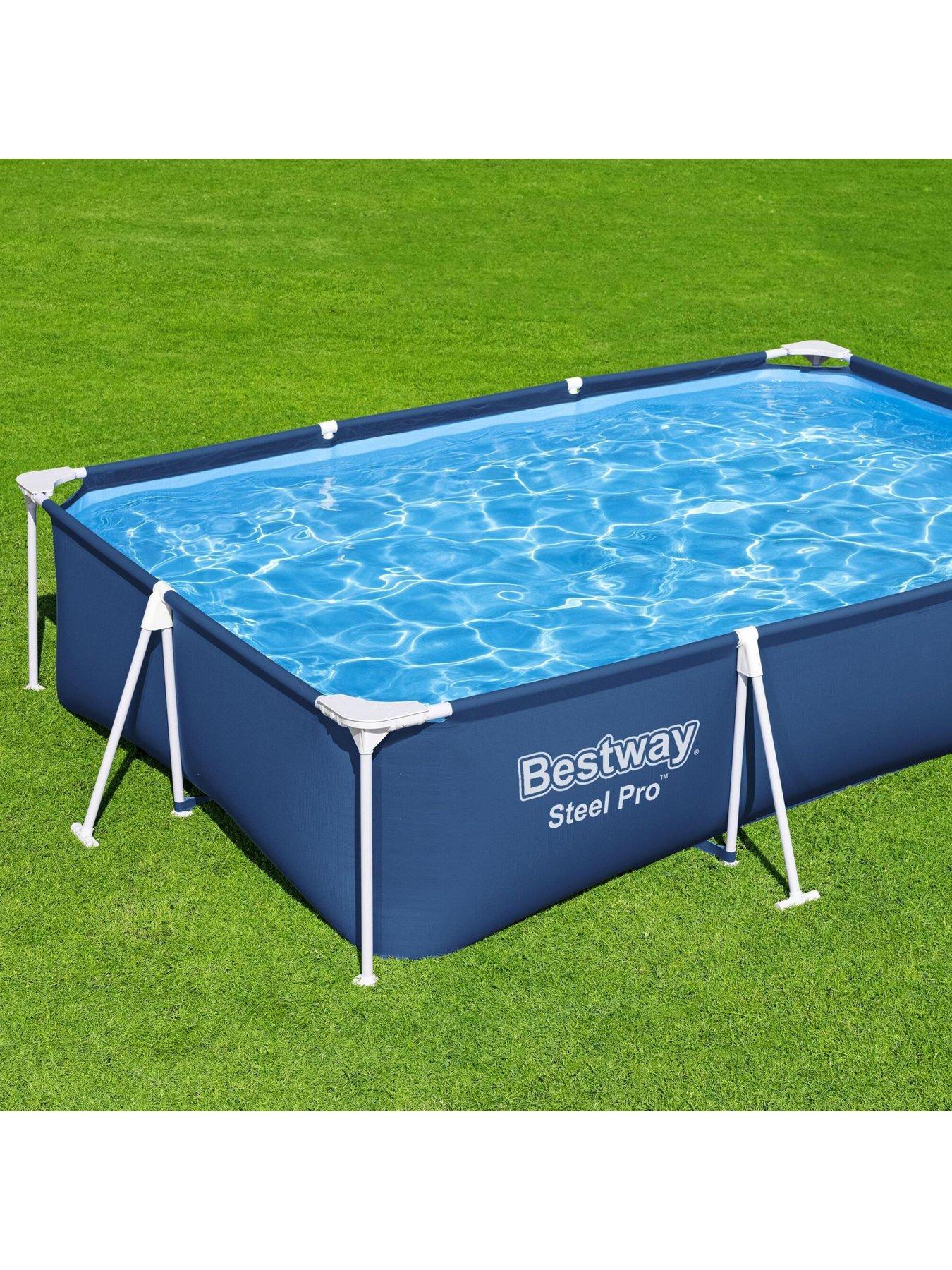 Image 4 of 5 of Bestway Steel Pro Rectangular 9ft, 10-inch x 6ft 7-inch Swimming Pool
