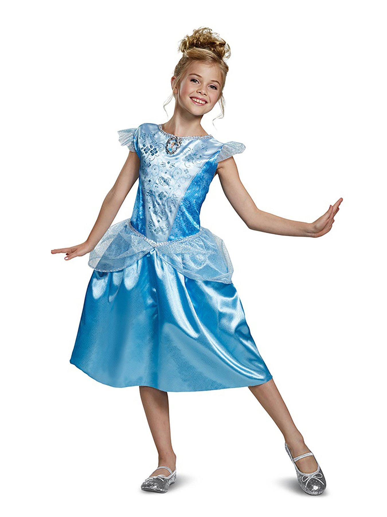 Disney Premium Cinderella Dress Costume for Women | Adult Disney Princess  Blue Ball Gown Cosplay Outfit