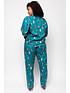  image of cyberjammies-coconbspdog-print-pyjama-set-teal