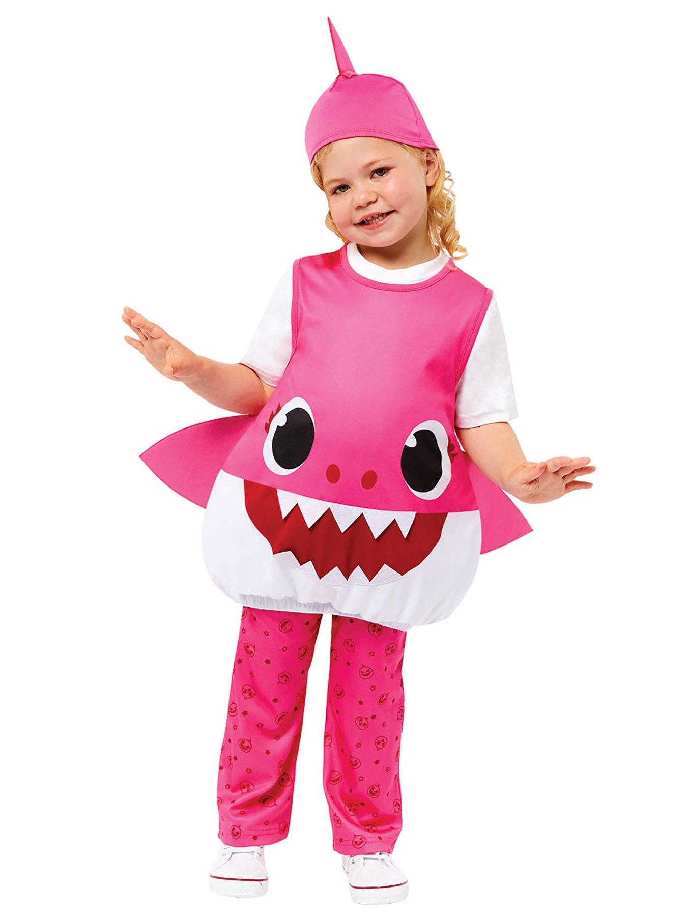 Toddler Pink Baby Shark Dress Costume