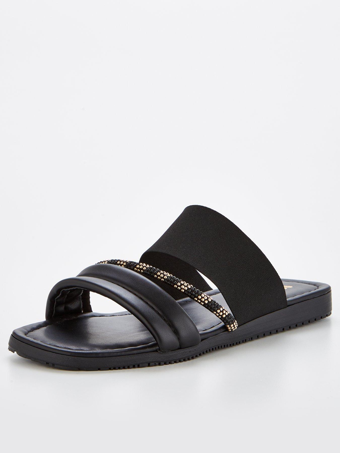 Wide fit slider on sale sandals