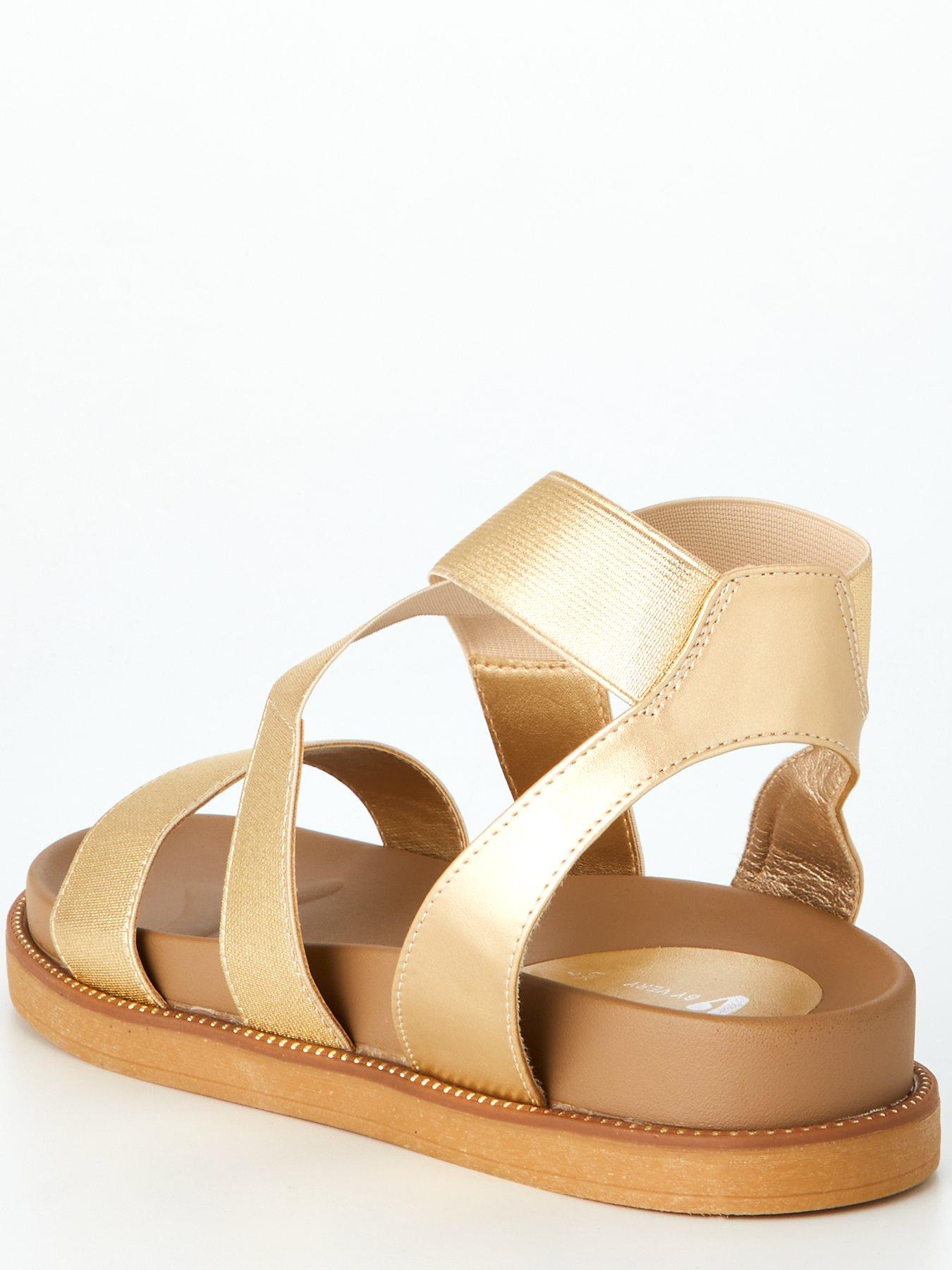 Very sales gold sandals