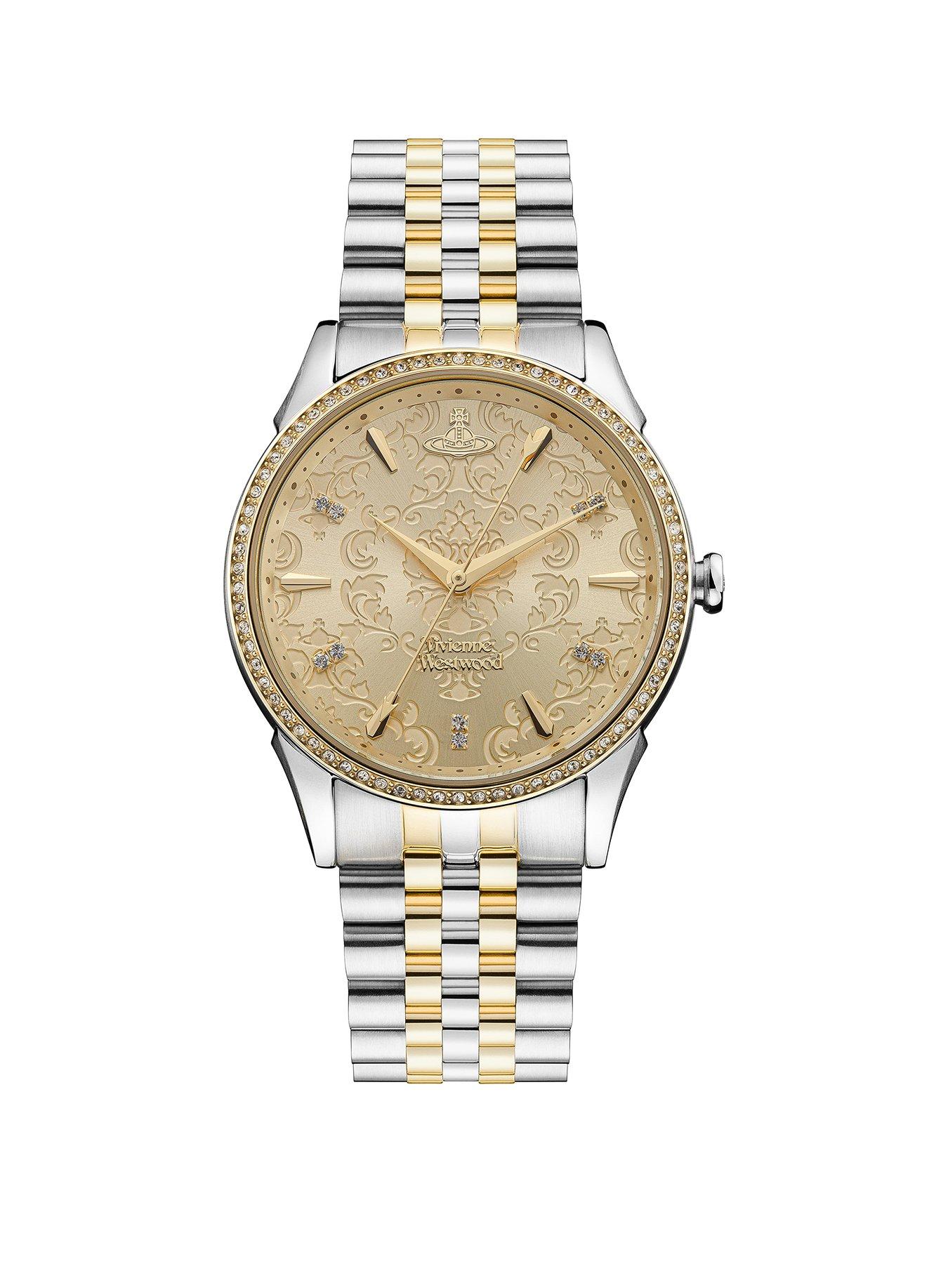Vivienne westwood bloomsbury rose gold tone and stainless steel ladies watch hotsell