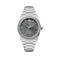 Charterhouse Ladies Quartz Watch with Grey Sunray Dial & Stainless Silver Bracelet