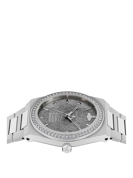 stillFront image of vivienne-westwood-charterhouse-ladies-quartz-watch-with-grey-sunray-dial-stainless-silver-bracelet