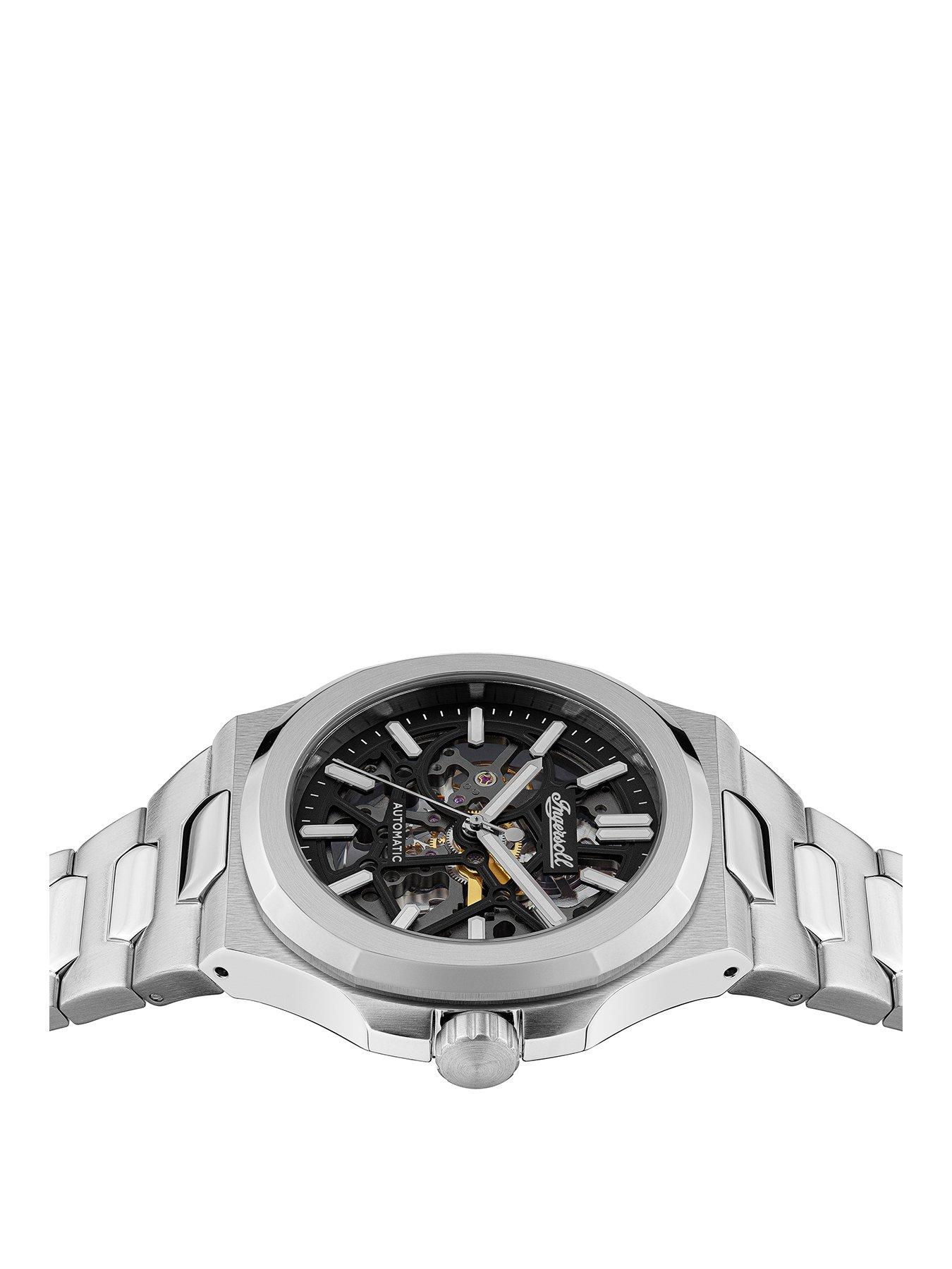 Image 2 of 5 of Ingersoll The Catalina Automatic Mens Watch with Black Dial and Stainless Steel Bracelet - I12501