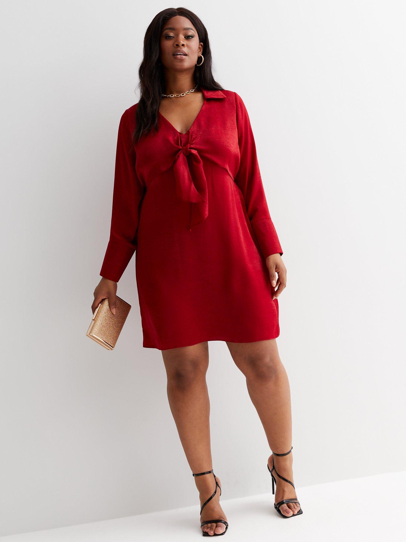 Long sleeve red dress forever outlet 21