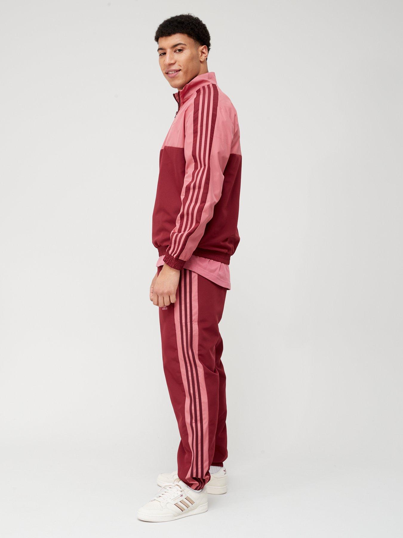 Adidas velour tracksuit outlet uk