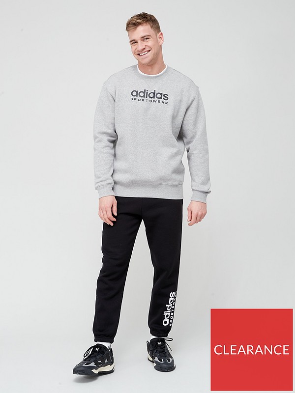 adidas Sportswear All Szn Fleece Graphic Sweatshirt - Grey