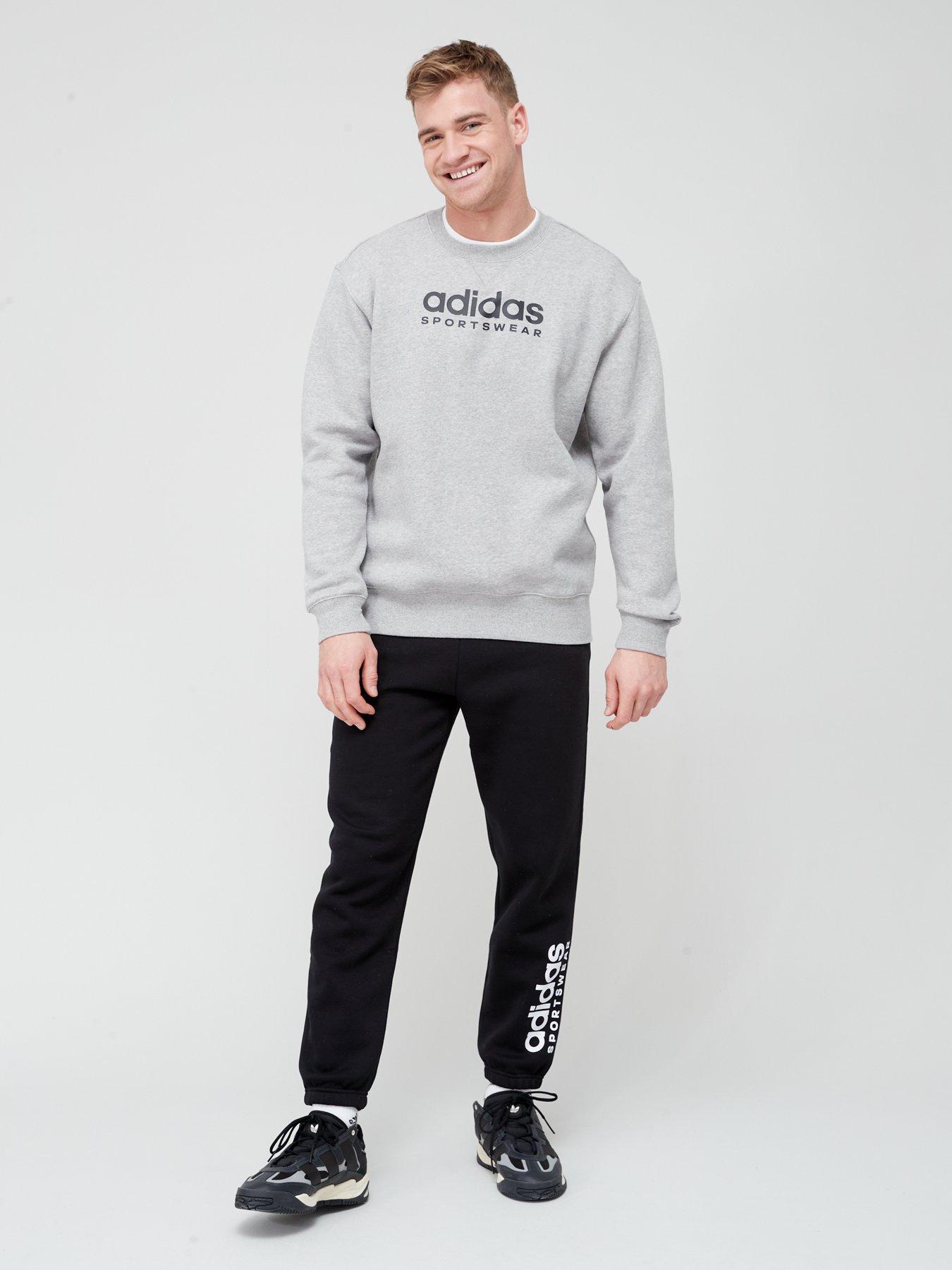 adidas Sportswear All Szn Grey Graphic - Sweatshirt Fleece