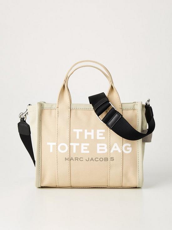 MARC JACOBS The Mini Canvas Tote Bag - Beige Multi | very.co.uk