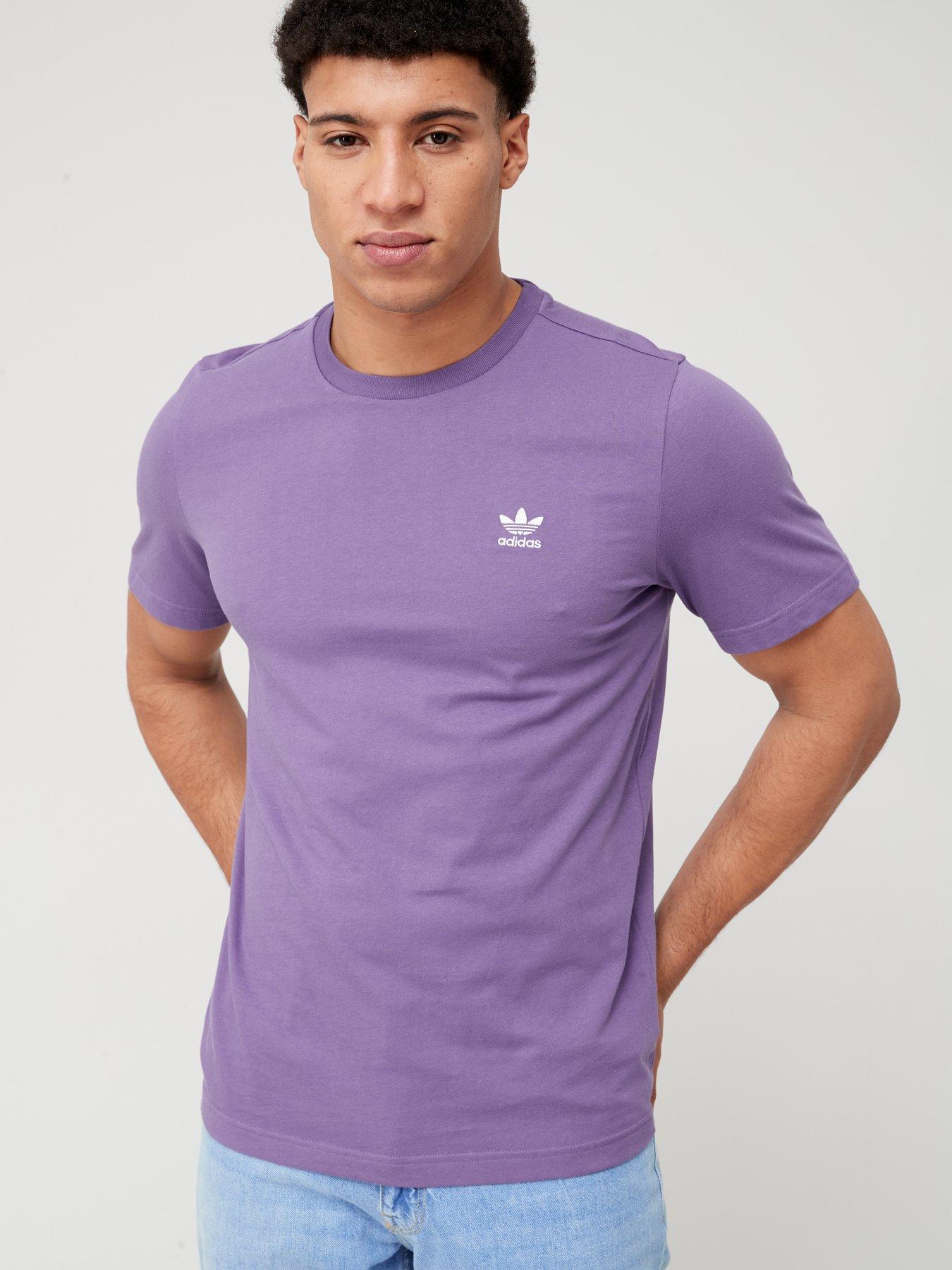 adidas Originals T-Shirt Trefoil Purple - Essentials