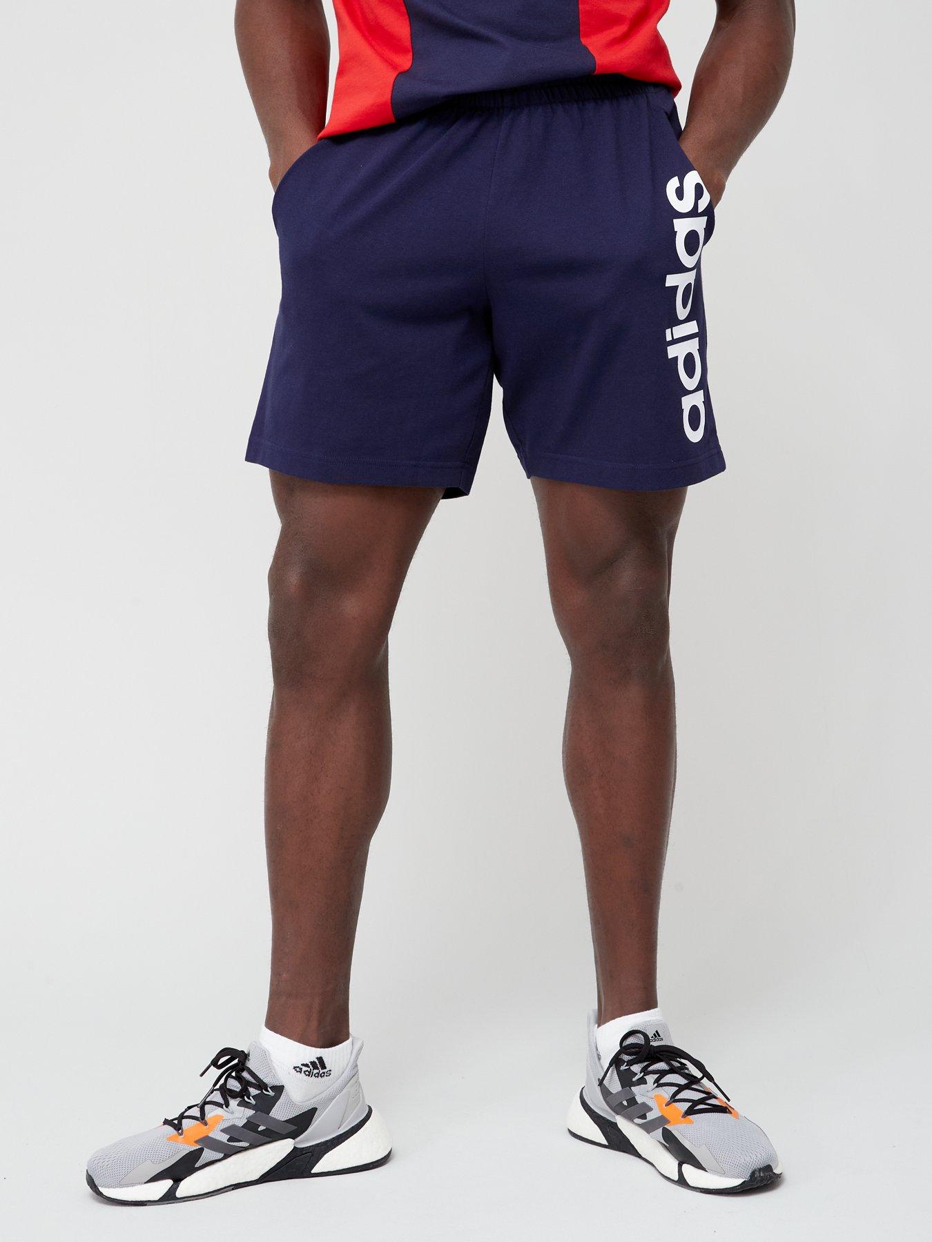 adidas Sportswear Mens Essentials Shorts - Navy | Very.co.uk