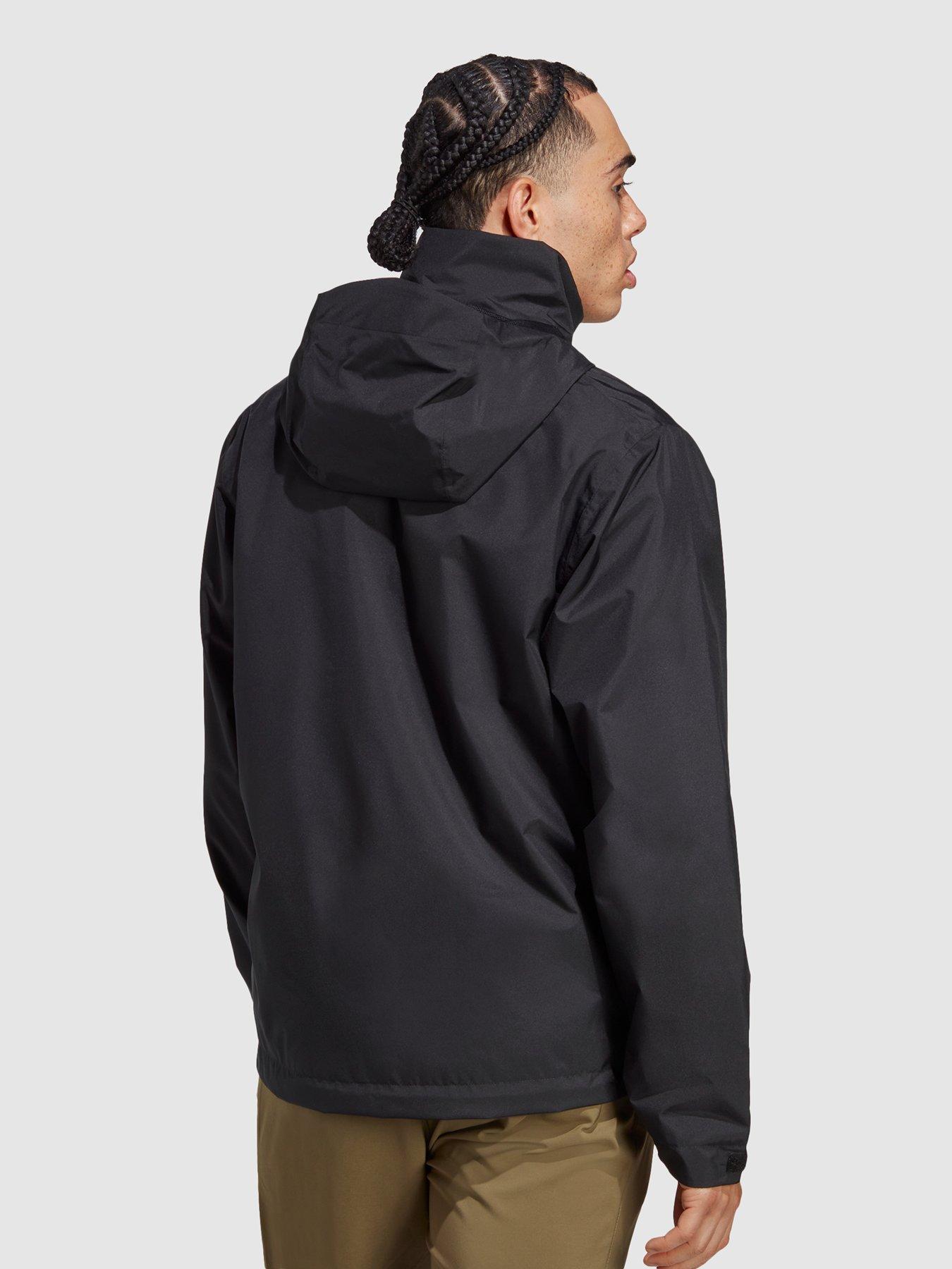 adidas Terrex Men's Rain Ready Jacket - Black | Very.co.uk