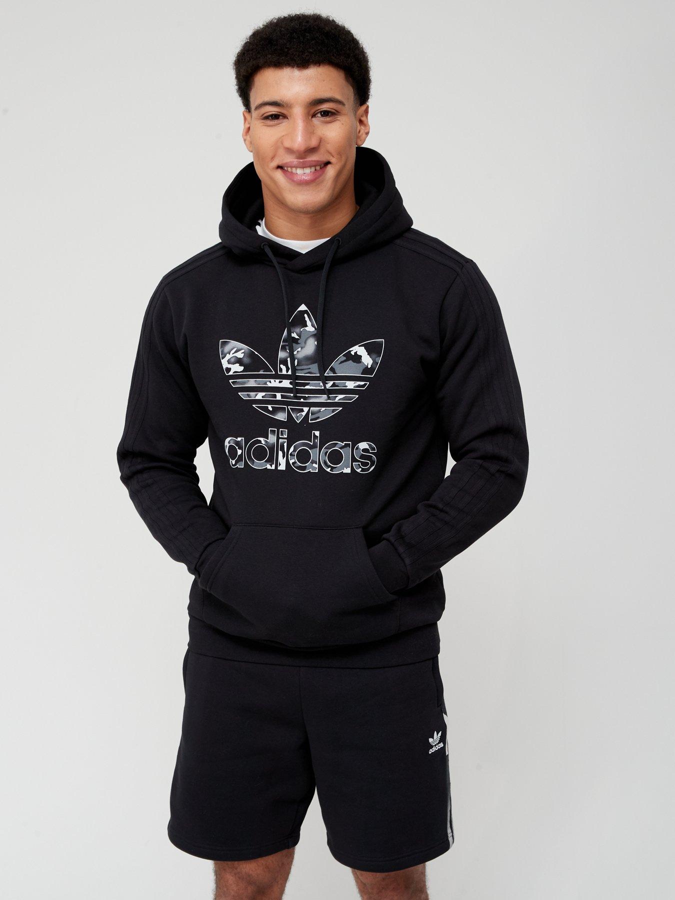 Adidas originals camo 2024 pullover hoodie - men's