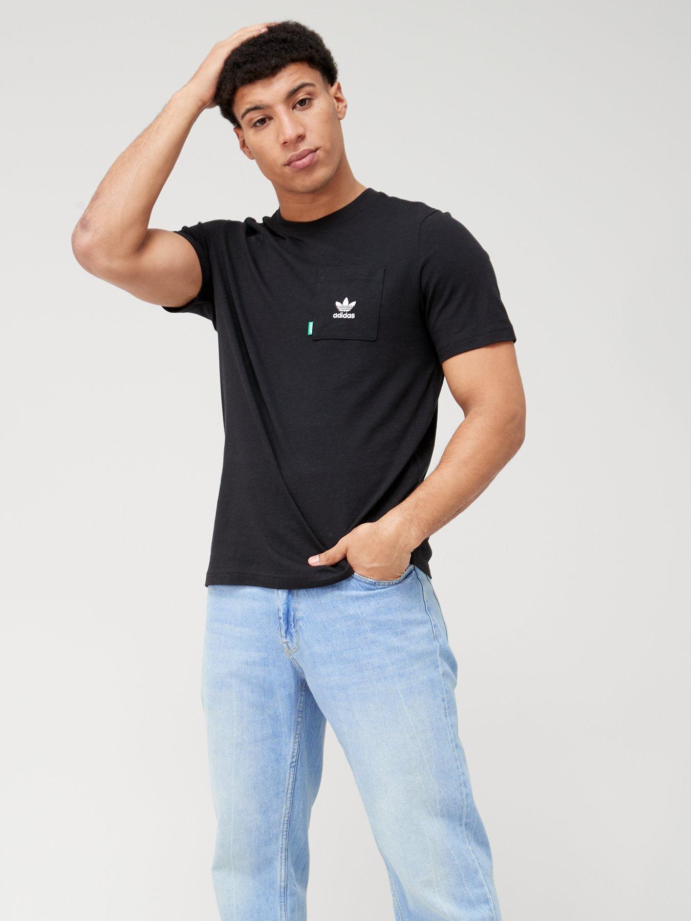 adidas Originals Essentials+ Made With Hemp T-Shirt - Black | Sport-T-Shirts