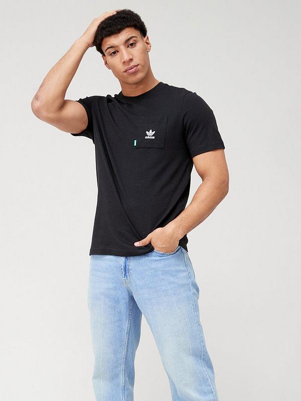 Originals Hemp T-Shirt - Black With adidas Essentials+ Made