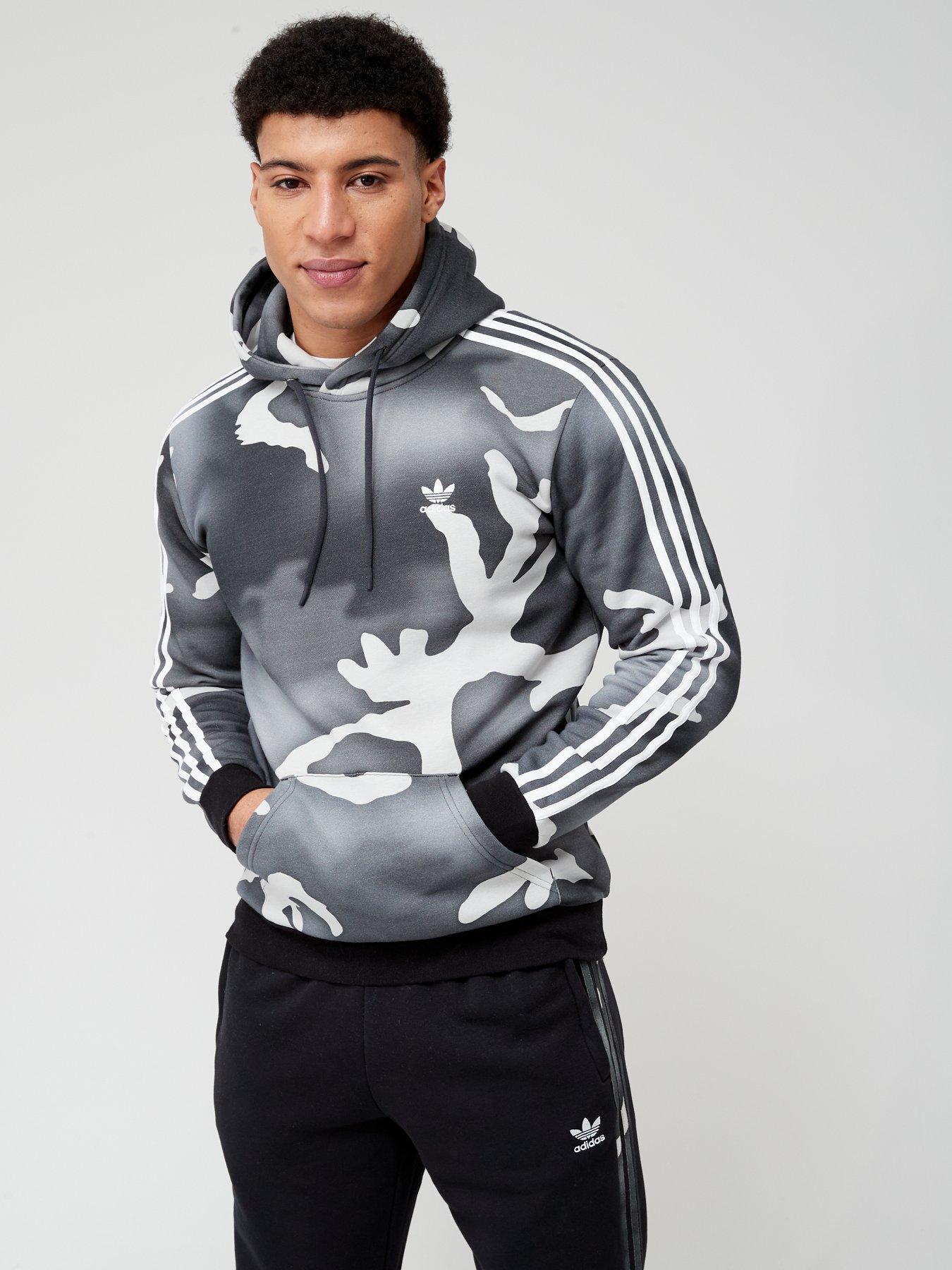 adidas Originals Graphics Camo Allover Print Hoodie - Black
