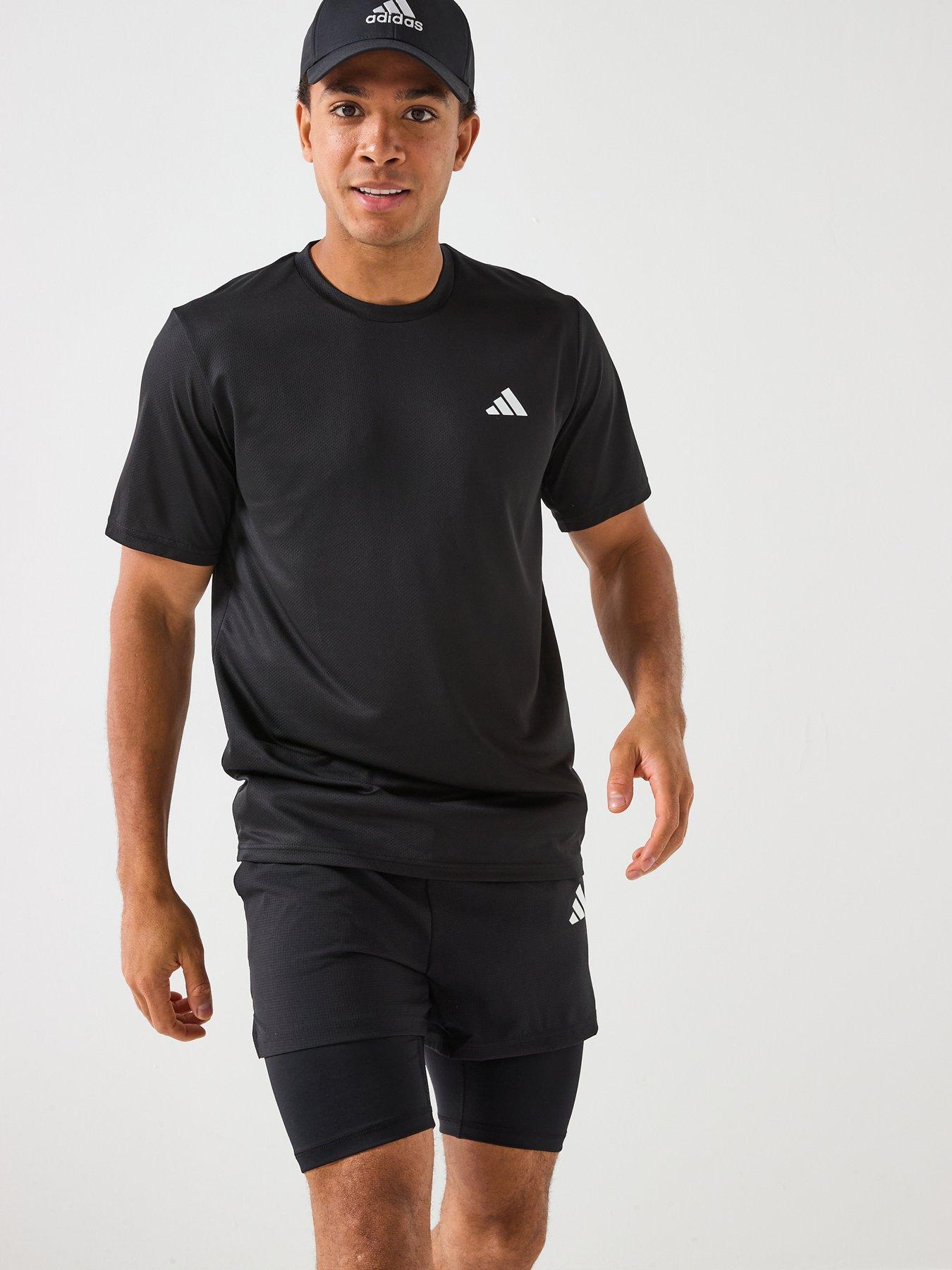 Image 6 of 6 of adidas Performance Train Essentials Training T-Shirt - Black/White