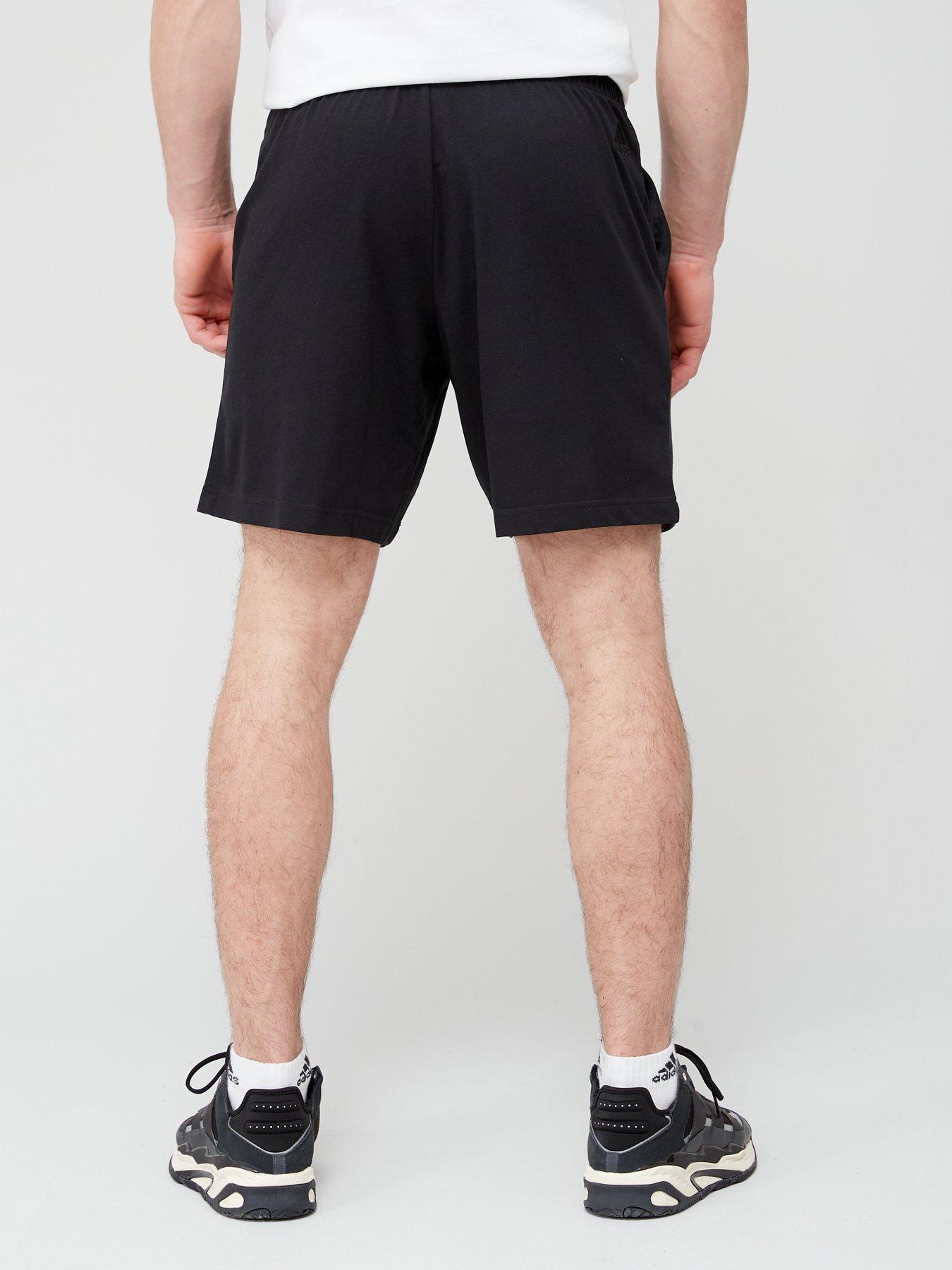 adidas jersey shorts black