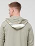  image of adidas-sportswear-essentials-french-terry-3-stripes-full-zip-hoodie-light-green