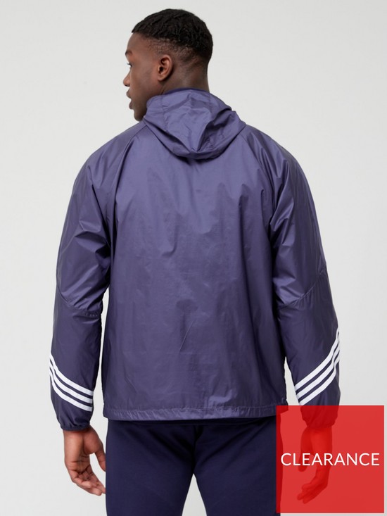 stillFront image of adidas-sportswear-windrdy-hooded-anorak-navy